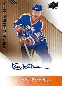 2013 Upper Deck Edmonton Oilers - Franchise Ink #FI-KN Kent Nilsson Front