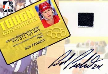 2005-06 In The Game Tough Customers - Signed Memorabilia #BP Bob Probert Front