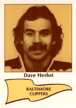 1979-80 Baltimore Clippers (EHL) #NNO Dave Herbst Front