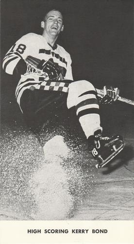 1966-67 Columbus Checkers (IHL) #NNO Kerry Bond Front