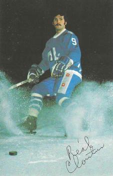 1976-77 Quebec Nordiques (WHA) Postcards #NNO Real Cloutier Front
