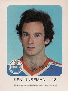 1982-83 Red Rooster Edmonton Oilers #NNO Ken Linseman Front