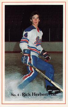 1982-83 Regina Pats (WHL) Police #10 Rick Herbert Front