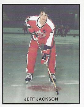 1983-84 Brantford Alexanders (OHL) Police #14 Jeff Jackson Front