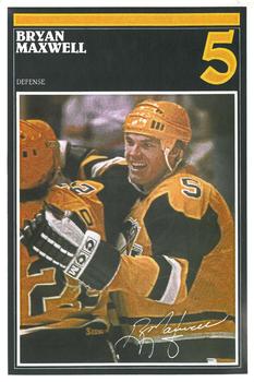 1983-84 Heinz Pittsburgh Penguins Photo-Pak Night SGA #NNO Bryan Maxwell / Tom Roulston Front