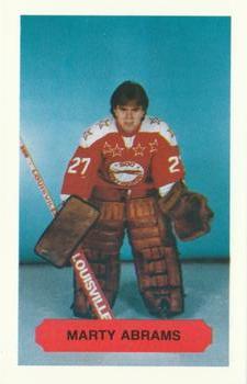 1984-85 Sault Ste. Marie Greyhounds (OHL) #NNO Marty Abrams Front
