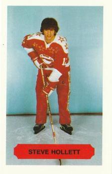 1984-85 Sault Ste. Marie Greyhounds (OHL) #NNO Steve Hollett Front