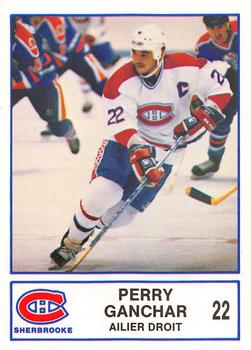 1986-87 Sherbrooke Canadiens (AHL) #NNO Perry Ganchar Front