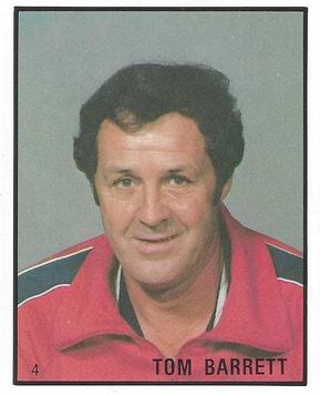 1986-87 Kitchener Rangers (OHL) Police #4 Tom Barrett Front