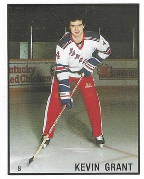 1986-87 Kitchener Rangers (OHL) Police #8 Kevin Grant Front