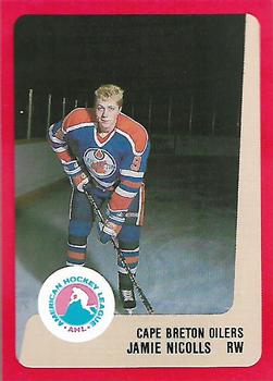 1988-89 ProCards Cape Breton Oilers (AHL) #NNO Jamie Nicolls Front