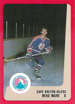 1988-89 ProCards Cape Breton Oilers (AHL) #NNO Mike Ware Front