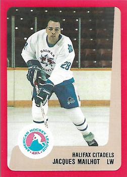 1988-89 ProCards Halifax Citadels (AHL) #NNO Jacques Mailhot Front