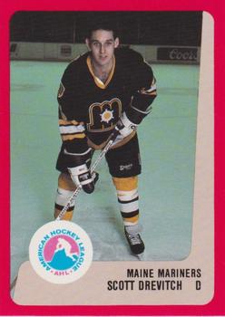 1988-89 ProCards Maine Mariners (AHL) #NNO Scott Drevitch Front