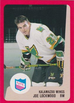 1988-89 ProCards Kalamazoo Wings (IHL) #NNO Joe Lockwood Front