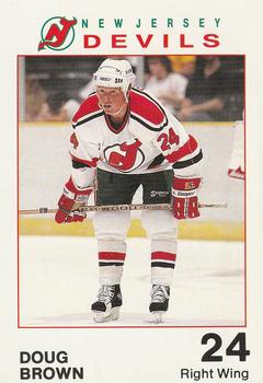 1989-90 New Jersey Devils #NNO Doug Brown Front