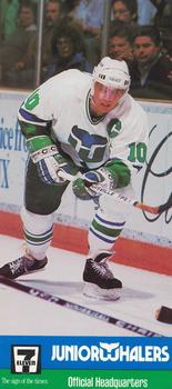 1990-91 Junior Whalers/7-Eleven Hartford Whalers #NNO Ron Francis Front