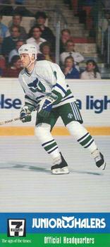 1991-92 Junior Whalers/7-Eleven Hartford Whalers #9 Randy Cunneyworth Front