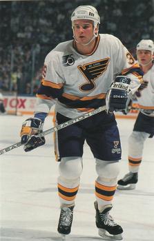 1991-92 St. Louis Blues Postcards #NNO Kelly Chase Front
