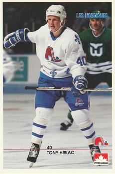 1990-91 Quebec Nordiques #NNO Tony Hrkac Front