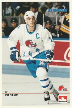 1990-91 Quebec Nordiques #NNO Joe Sakic Front