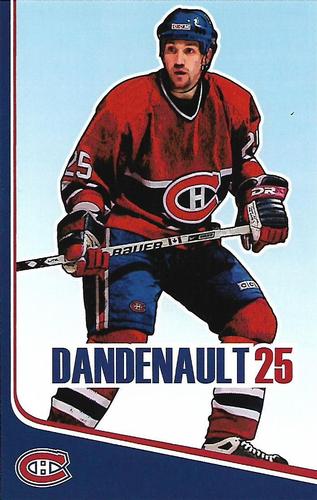 2006-07 Montreal Canadiens Postcards #NNO Mathieu Dandenault Front