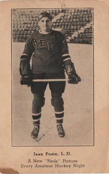 1936-37 Providence Reds (AHL) #NNO Jean Pusie Front
