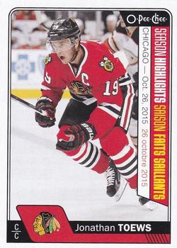 2016-17 O-Pee-Chee #614 Jonathan Toews Front