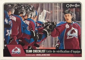 2016-17 O-Pee-Chee #623 Colorado Avalanche Front