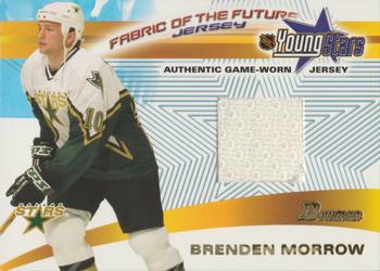 2001-02 Bowman YoungStars - Fabric of the Future Jersey #FFJ-BM Brenden Morrow Front