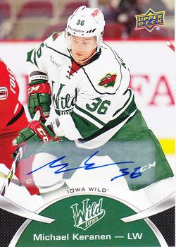 2015-16 Upper Deck AHL - Autographs #6 Michael Keranen Front