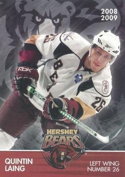 2008-09 Hershey Bears (AHL) #15 Quintin Laing Front
