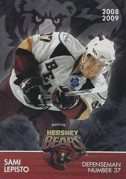 2008-09 Hershey Bears (AHL) #16 Sami Lepisto Front