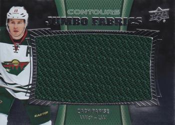 2015-16 Upper Deck Contours - Jumbo Fabrics #JJ-ZP Zach Parise Front