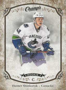 2015-16 Upper Deck Champ's - Gold Variant Back #175 Hunter Shinkaruk Front