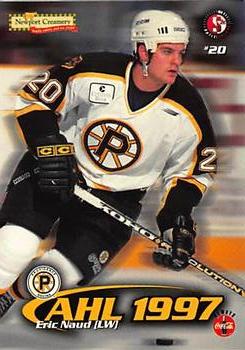 1997-98 SplitSecond Providence Bruins (AHL) #NNO Eric Naud Front