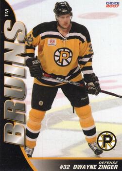 2006-07 Choice Providence Bruins (AHL) #25 Dwayne Zinger Front