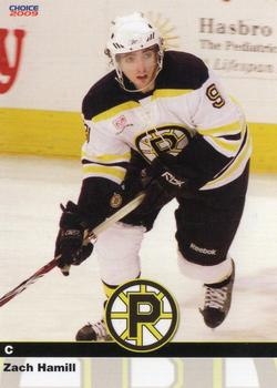 2008-09 Choice Providence Bruins (AHL) #4 Zach Hamill Front