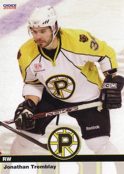2008-09 Choice Providence Bruins (AHL) #23 Jonathan Tremblay Front