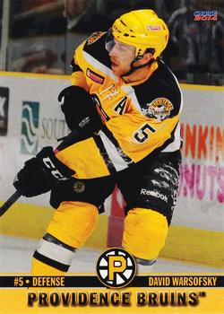 2013-14 Choice Providence Bruins (AHL) #24 David Warsofsky Front