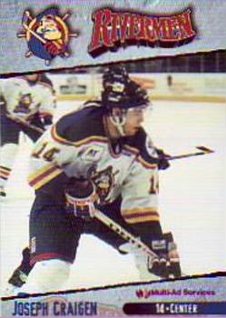 1997-98 Multi-Ad Peoria Rivermen (ECHL) #6 Joe Craigen Front