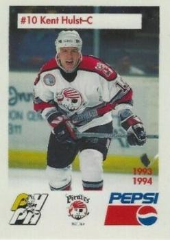 1993-94 Portland Pirates (AHL) #12 Kent Hulst Front
