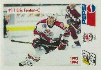 1993-94 Portland Pirates (AHL) #13 Eric Fenton Front