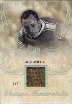 2016 Leaf In The Game Game Used - Vintage Memorabilia Blue Spectrum #VM-01 Ace Bailey Front