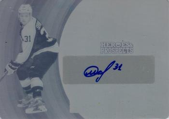 2015-16 Leaf In The Game Heroes & Prospects - Draft Prospect Signatures Printing Plates Cyan #DP-MS1 Mikhail Sergachev Front