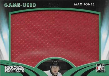 2015-16 Leaf In The Game Heroes & Prospects - Game Used Jersey Emerald #GU-20 Max Jones Front