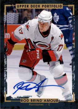 2015-16 Upper Deck Portfolio - Autographs #184 Rod Brind'Amour Front