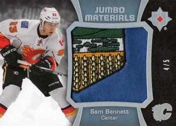 2015-16 Upper Deck Ultimate Collection - Jumbo Materials - Spectrum Silver Patch #JM-SB Sam Bennett Front