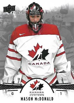 2016 Upper Deck Team Canada Juniors #27 Mason McDonald Front