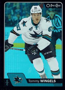 2016-17 O-Pee-Chee - Black Rainbow Foil #405 Tommy Wingels Front